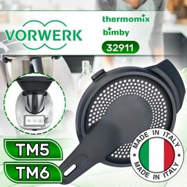 ONIX TECH Original Splash Guard for Mixing Pot Lid Food Processor for Vorwerk Thermomix TM6 TM5 with Original Code 32911 Made in Italy