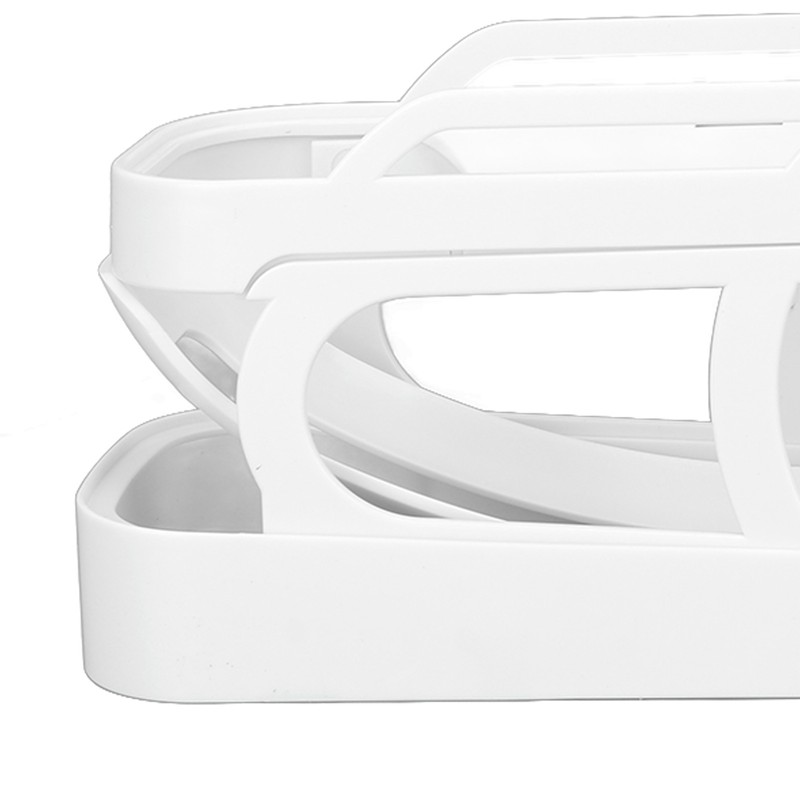 Rolling Egg Dispenser 2 Tier Space Saving Automatic Roll Down