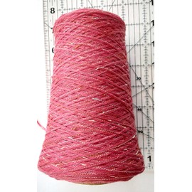 Soft Rose Salmon Pink Cotton Yarn 8 oz. cone