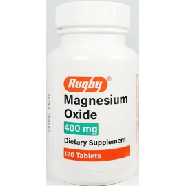 Rugby Magnesium Oxide 400 mg 120 Tablets