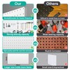Hogurity Metal Pegboard Panels, Peg Boards 24”×12” Pegboard Wall Organizer