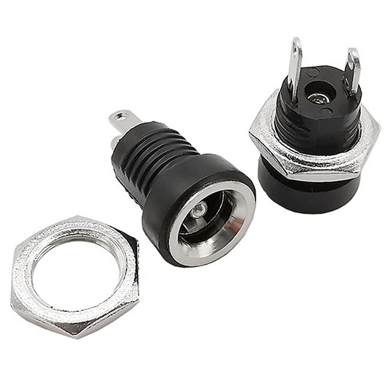 Samcos DC Power Jack Socket 0.2 x 0.08 inch (5.5