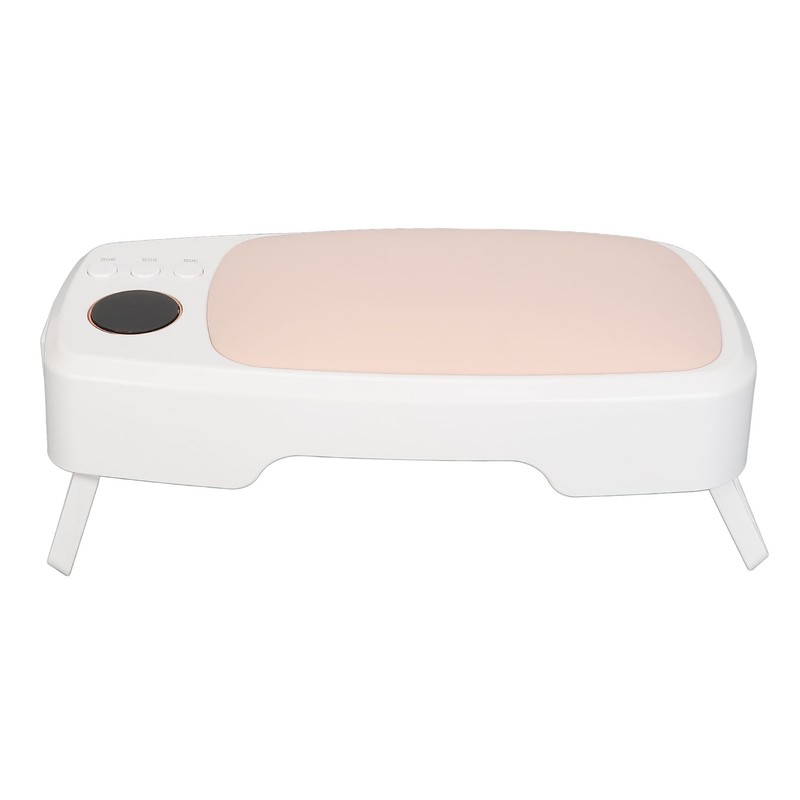 Nail Arm Rest UV LED Lamp Folding PU Padded Hand