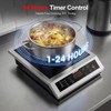 Portable Induction Cooktop, 2500W Commercial Countertop Single Burner
