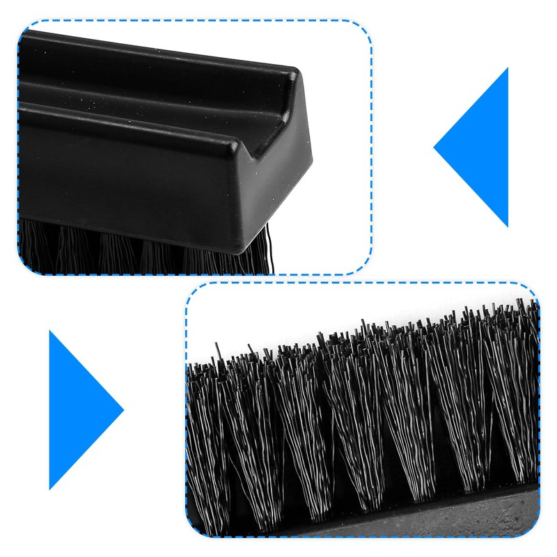 GLADFRESIT 2Pcs Hand Nail Brushes, Plastic Fingernail Cleaning Brushes, Nylon