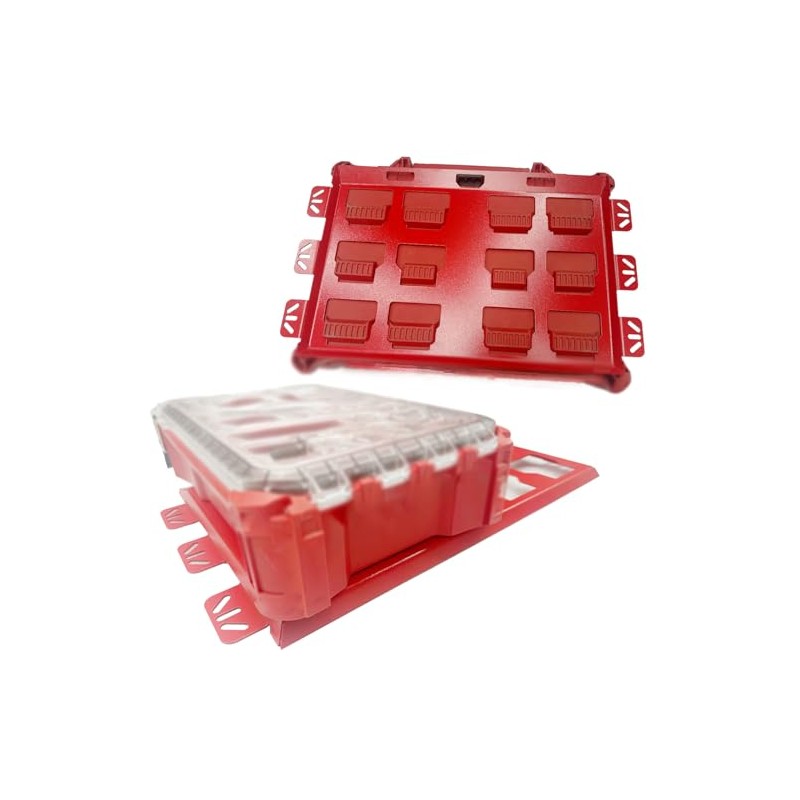 Mounting Plate Compatible with Milwaukee Packout, 100 Lbs, Stainless Steel