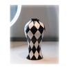 Modern Geometric Polyresin Handmade Vase, Nordic Style Decorative Centrepiece, Living