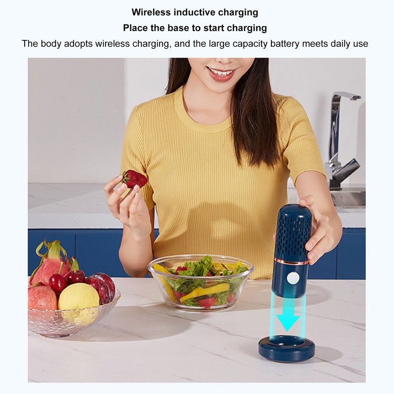 Vegetable Washing Machine Multifunction Wireless USB Charging Auto Capsule Fruit