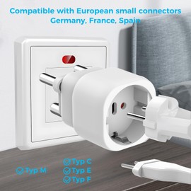Oliveria South Africa Travel Adapter, South Africa to Germany Travel Plug South Africa to Germany, Type M Travel Plug for South Africa, Mozambique, Bhutan, Namibia, Botswana