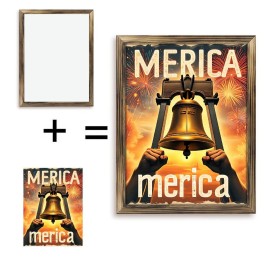 20x30 Inch Wooden Frame Canvas Painting for a Home Office Zoom Wallsize: 20*30cm/10*12Inch, color: Brown