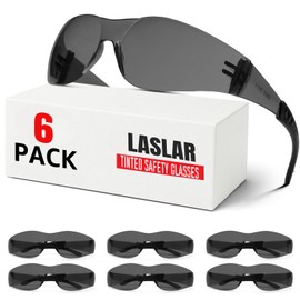Tinted Safety Glasses for Work 6 Pack, Safety Googles for Men Women,Safety Sunglasses Scratch & Impact Resistant UV protection sunglasses for Construction, Outdoor Sports & Work