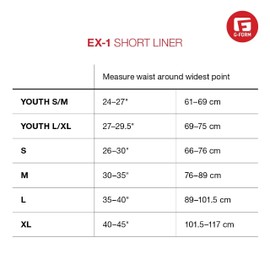 G-Form EX-1 Bike Short Liner - Padded Compression Shorts for Men - Protective Bike Shorts for BMX and Snowboarding - Black/Yellow, Youth Small/Medium