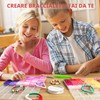Dazhqp Set di 15500 perline da infilare, 96 colori perline
