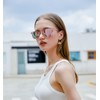 FEISEDY B1858 Great Classic Polarized Sunglasses, Unisex, HD Lens, Pink