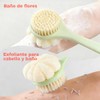Cepillo Corporal 2 en 1, Cepillo de Baño para Cuerpo