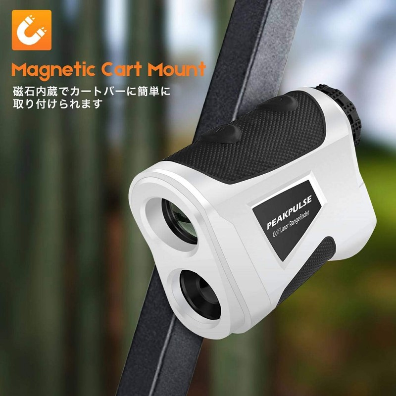 PEAKPULSE Golf Laser Distance Meter, Magnetic Mounted, Golf Scope, Golf