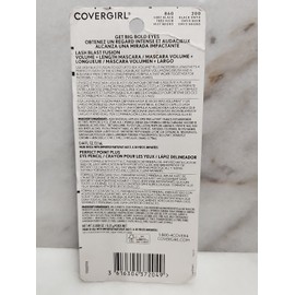 Covergirl Lash Blast Fusion Mascara & Perfect Point Plus Eye Pencil, Very Black