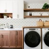 STICKGOO 1 Sheet Peel and Stick Backsplash, Pure White Marble