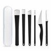 6-Piece Stainless Steel Foot Care Tool Set – Manual Callus
