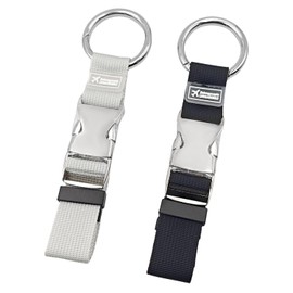 KKLM Backpack, Belt, One Touch Belt, Set of 2, One-touch Type, Bag Fastening, Prevents Slipping, Elastic & Adjustable, Suitcase/Carry Bag, Suitable for Work, Business Trips, Travel, School, Convenient