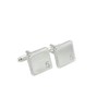 Square Cufflinks with ‘5’ Engraved - 5th Anniversary
