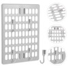 COHEALI 1 Set Nail Wall Mount Pegboard Organizer with Hooks