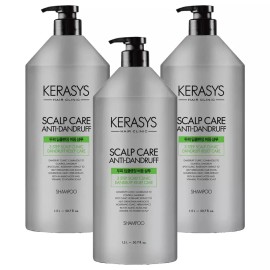 Kerassence 케라시스 두피 딥클렌징 클리닉 샴푸 클린 앤 프레쉬향, 1.5L, 3개 Kerassie Deep Cleansing Clinic Shampoo Clean & Fresh Scent, 1.5L, 3 Pieces