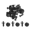 sourcingmap 10 Pcs 6mm Hole Push in Rivet Retainer Fastener