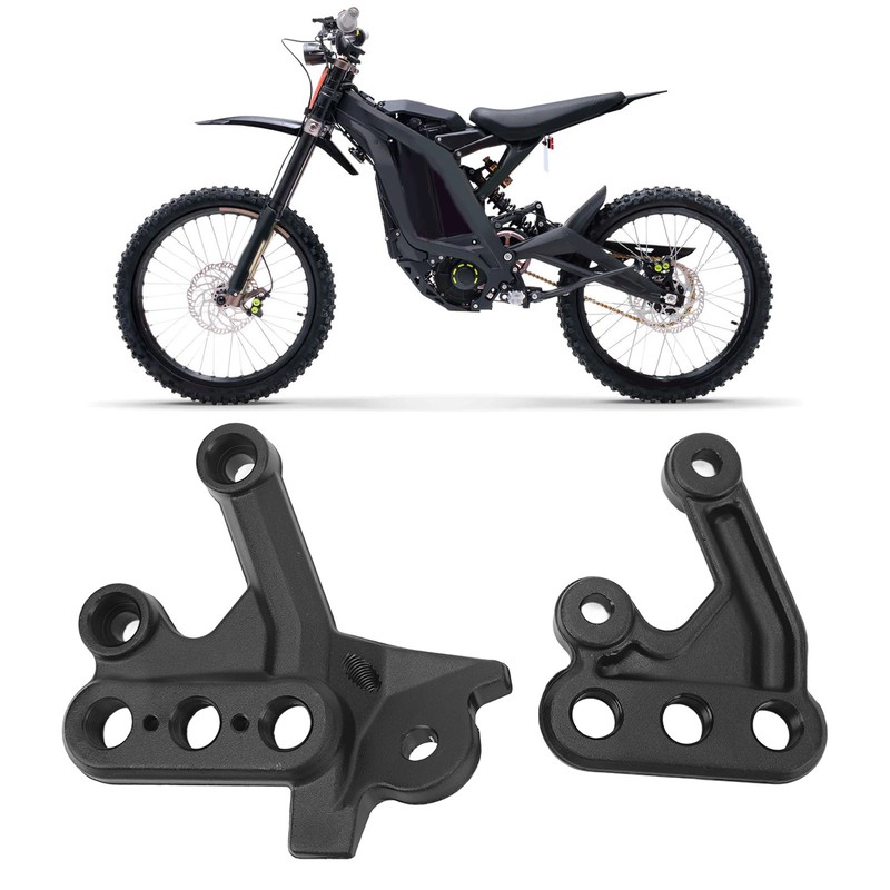 Motorcycle Foot Pegs Bracket Set Metal Construction Stable High Strength