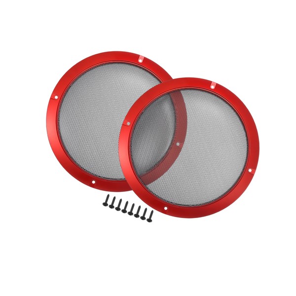 Motoforti Universal 8" Car Speaker Grills Cover Mesh Round 8
