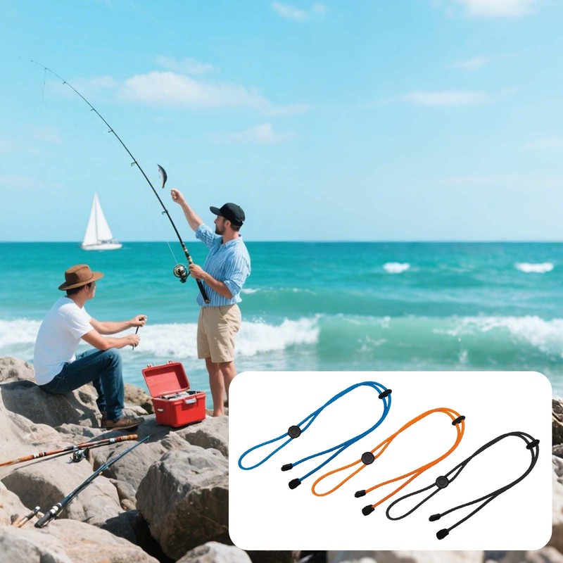 3 Pack Adjustable Fishing Graph Cover Straps,Fish Finder Bungee Strap
