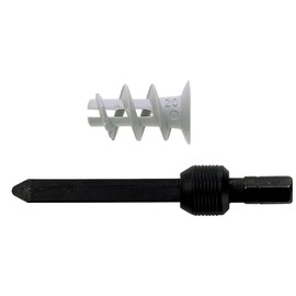 Fischer 542458 GK Wall Plugs Especially for Plasterboard Includes Fixings Grey 100pz