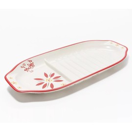 Temp-tations by Tara Temp-tations Classic 17"" x 7"" Platter or Charcuterie Tray (Classic Red)