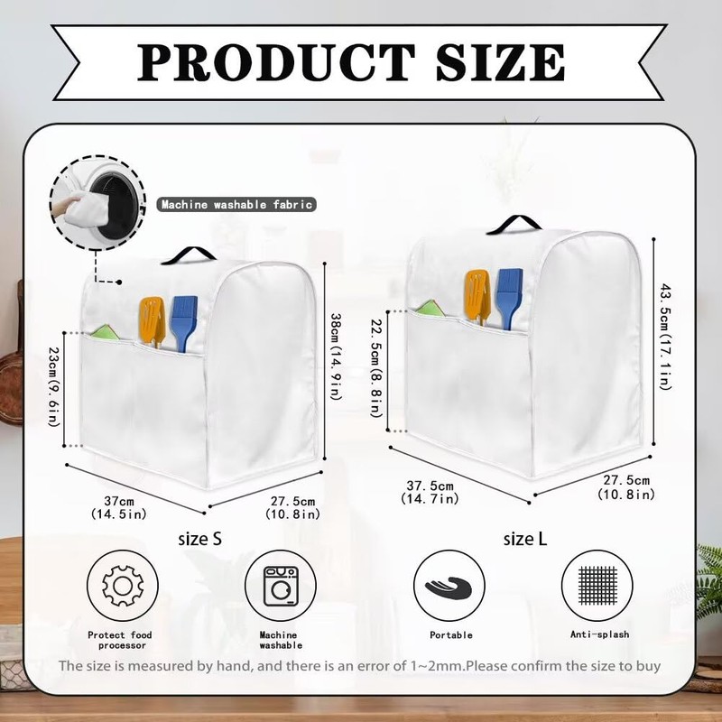 Jndtueit Sunflower Butterfly Stand Mixer Cover,Kitchen Appliance Bag Auto Mixer
