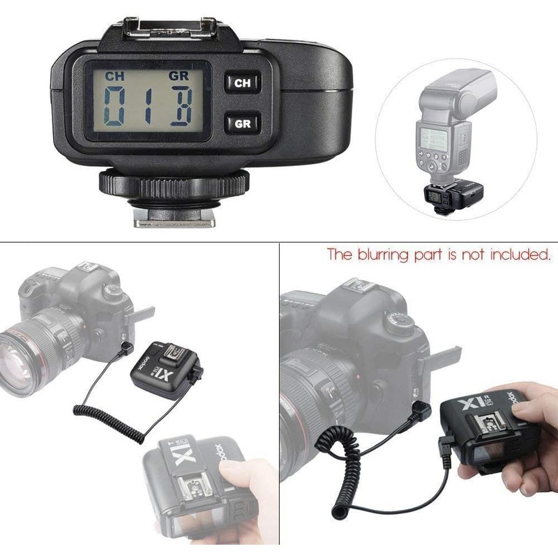 Godox X1R-C E-TTL Wireless Flash Trigger Receiver for Canon, 2.4G