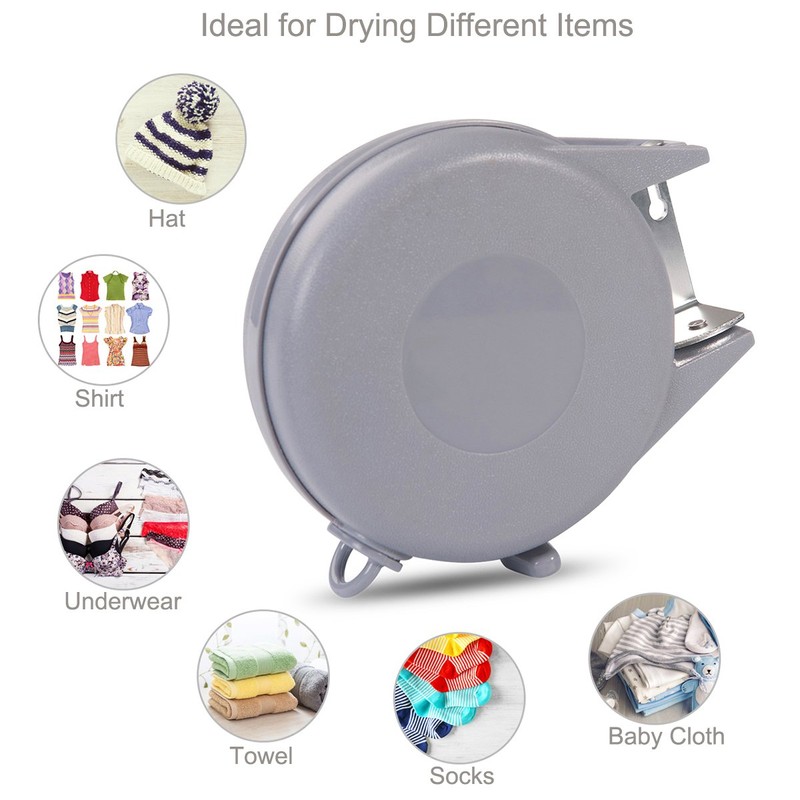 JS Hanger Drying Natural Retractable Clothesline Outdoor Indoor Laundry Line-49