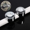 Qiilu Motorcycle Clock, 7/8" 1" Motorcycle Clock Handlebar Motorcycle Handlebar