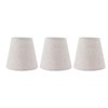 3PCS Linen Cloth Lamp Shade E14 Meson Lampshade for Candle
