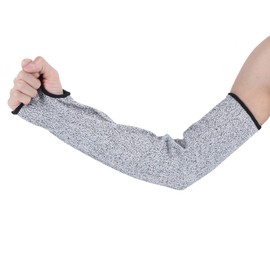 1 Pair of 45 cm Arm Protection Covers, 5 Degree of Protection, Cut Resistant Safety Arm Protection, Excellent Wear Resistance and Cut Resistance, for Gardening, Cut Protection, Food Service, Wood Cuts