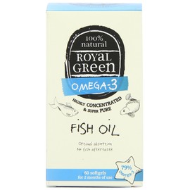 Royal Green Fish Oil Capsules - Pack of 60 Capsules
