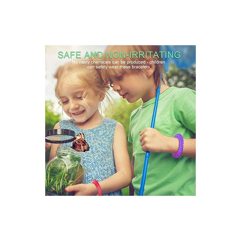 ALCIONO 100% Natural and Waterproof Wrist Bands for Children and