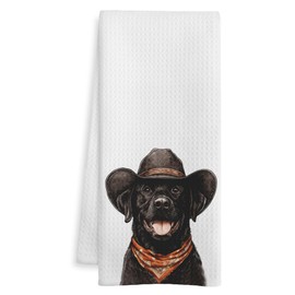 WOTYPU Labrador Retriever Gifts Kitchen Towels, Labrador Retriever Dog Gifts for Women Dish Tea Towel for Kitchen Decor, Labrador Retriever Gifts Hand Towels for Bathroom Decor, 16X24 Inch