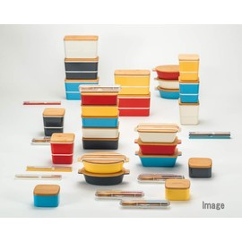 Masawa Antibacterial Bento Box, Matratt, Long Angle, Dish Lunch Box, 18.7 fl oz (550 ml), White