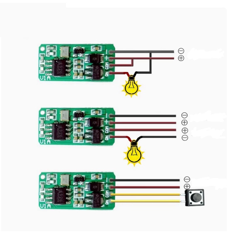 Mini Relay Remote Control Switch Multifunctional Wireless Control Relay Switch