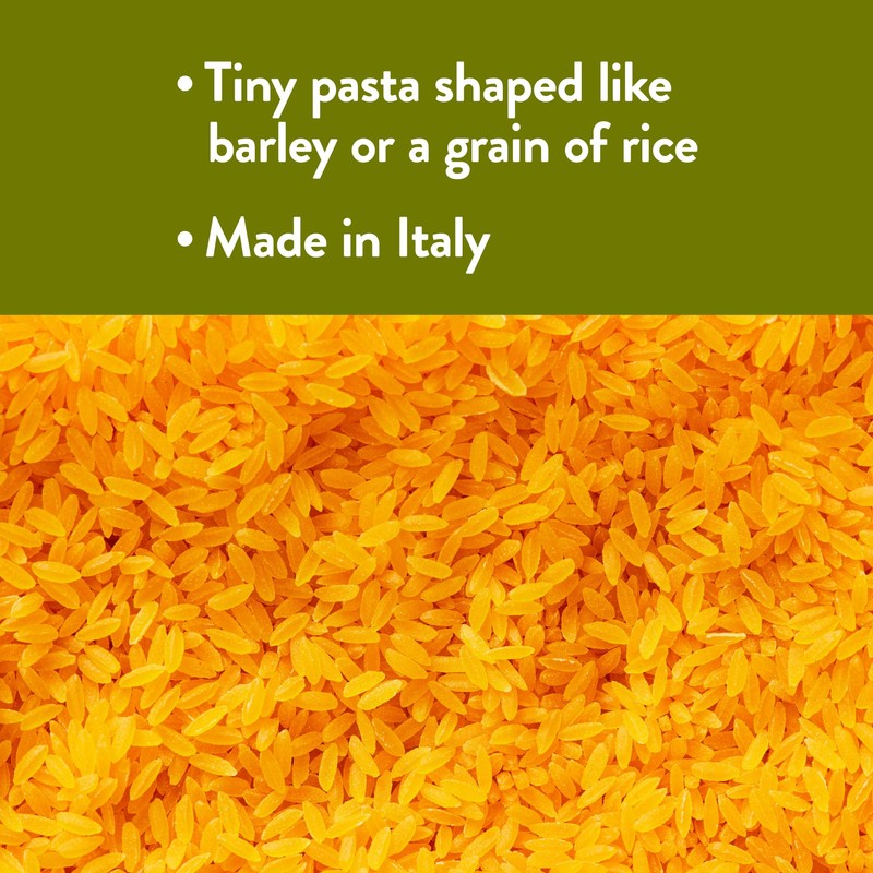 DeLallo Gluten Free Orzo Pasta, 12 oz Bag, (2 Pack),
