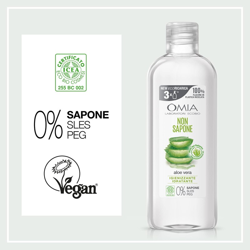 Omia - Non Sapone Eco Bio con Aloe Vera del