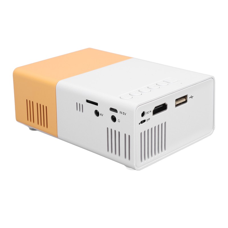 Small Projector 600ASIN Remote Control Portable Movie Projector with USB