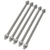 Yeebyee M10 x 250mm 304 Stainless Steel Fully Threaded Rod,
