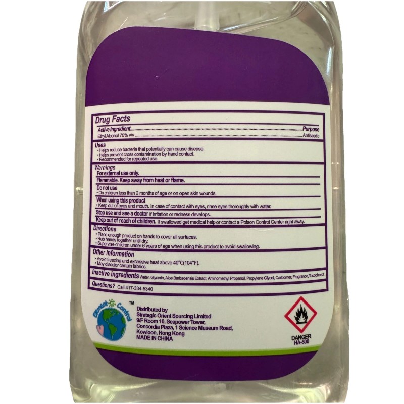 Element Control Hand Sanitizer - Rinse Free - 16.9 oz-