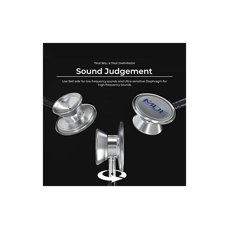 MDF MD One Epoch Premium Titanium Dual Head Stethoscope with